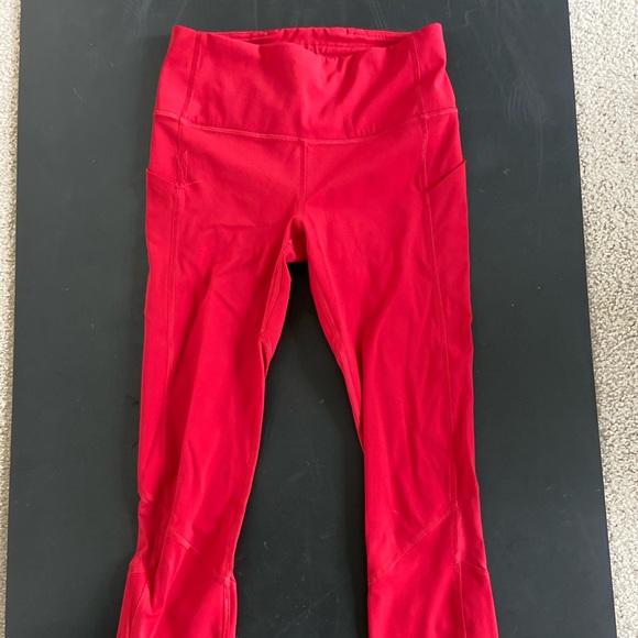 lululemon athletica Pants - Lululemon red leggings